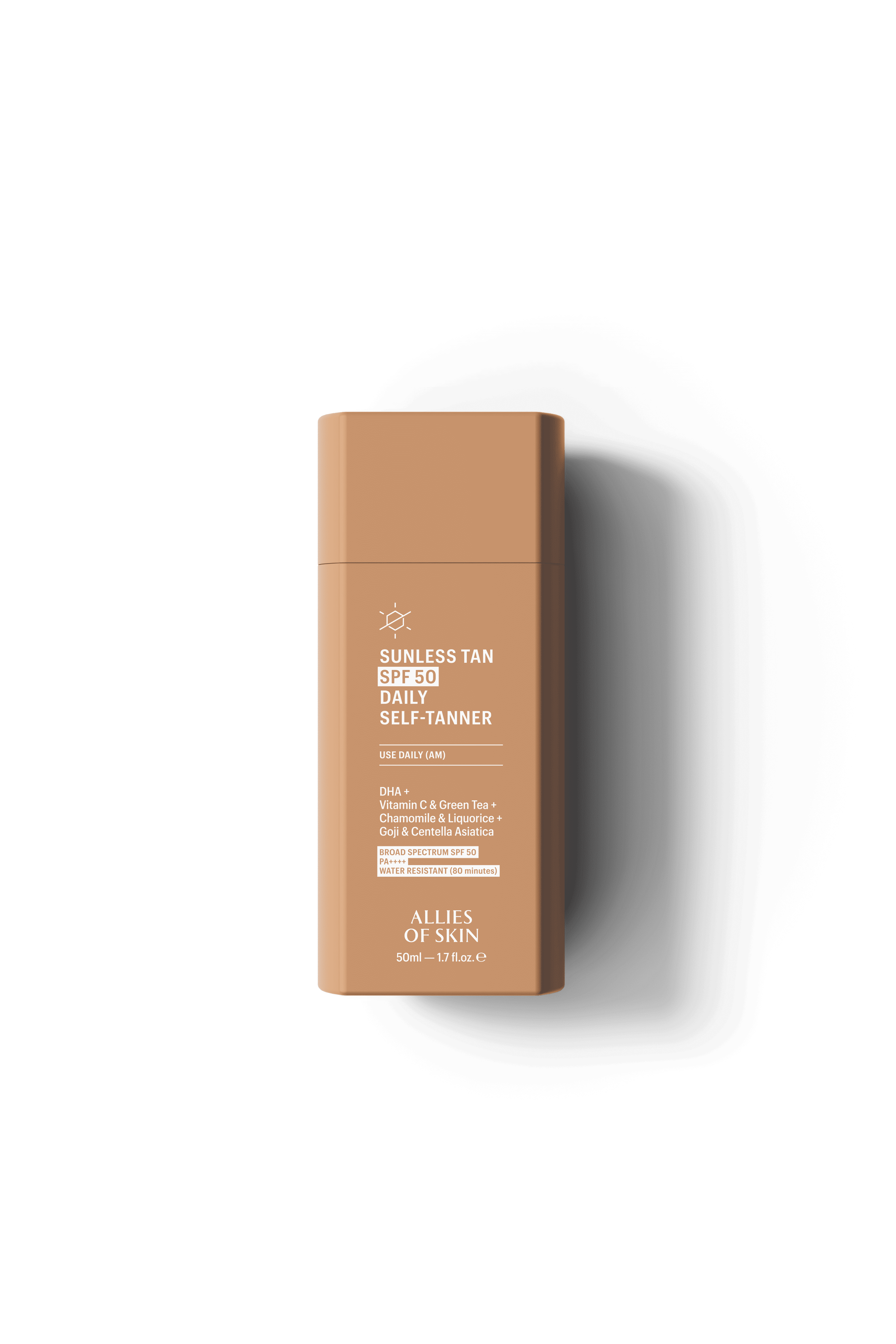 Sunless Tan SPF 50 Sunscreen + Self-Tanner
