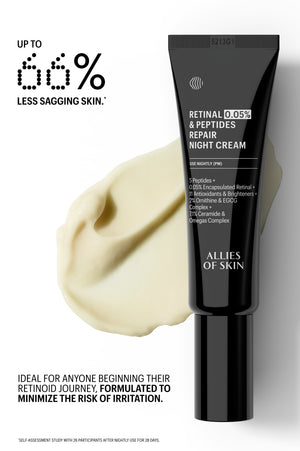 Deluxe Retinal 0.05% & Peptides Repair Night Cream